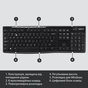 Клавіатура Logitech K270 WL (920-003757) - зменшене зображення 6