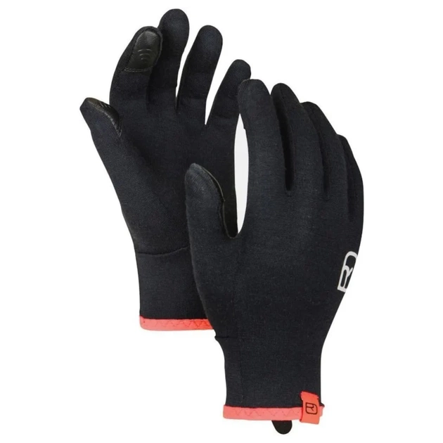 Рукавицы Ortovox 185 Rock'N'Wool Glove Liner Wms black raven - L - чорний (025.001.1255) - изображение 1