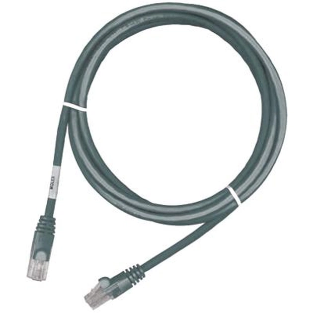 Патч-корд Molex 3м, UTP, cat.5e, LSZH, gray (PCD-01005-0E) - изображение 1