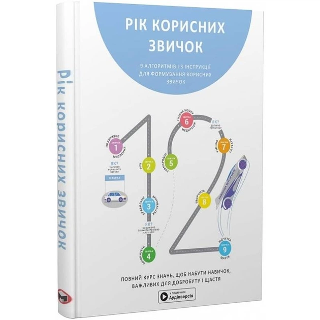 Рік корисних звичок. Повний курс знань, щоб набути звичок, важливих для добробуту і щастя. Збірник самарі + Аудіокнижка - зображення 1