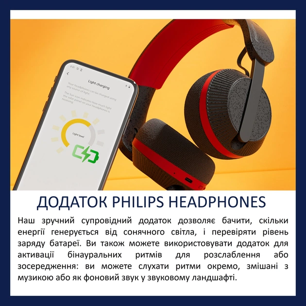 Навушники Philips TAA6219 Over-ear Wireless Mic Black (TAA6219BK/00) - picture 7