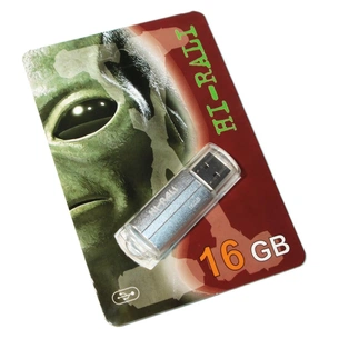 USB флеш накопичувач Hi-Rali 16GB Corsair Series Silver USB 2.0 (HI-16GBCORSL) изображение 1
