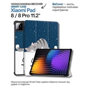 Чохол до планшета BeCover Smart Case Xiaomi Pad 8 / 8 Pro 11.2" Good Night (714588) зображення 1