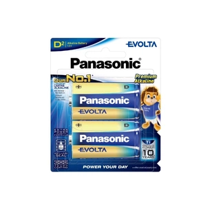 Батарейка D (LR20) Evolta щелочная 2pcs Blister Panasonic (LR20EG/2B) изображение 1