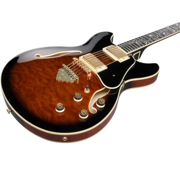Гітара напівакустична Ibanez AS93QMSP DBS (236695) - picture 4