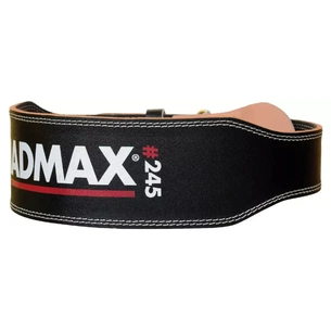 Атлетичний пояс MadMax MFB-245 Full leather шкіряний Black S (MFB-245_S) зображення 1