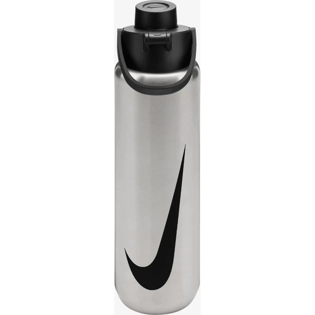 Пляшка для води Nike SS RECHARGE CHUG BOTTLE 24 OZ N.101.3799.953.24 сірий 709 мл (887791813336) - зображення 1