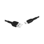 Дата кабель USB 2.0 AM to Micro 5P 3.0m 2A X20 black HOCO (6957531068945) - уменьшенное изображение 2