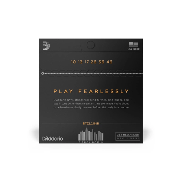 Струни для гітари D'Addario NYXL Regular Light (10-46) (NYXL1046) - зображення 3