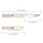 Ніж SRM Gent, White G10, Satin (401LC-GT) - зменшене зображення 8