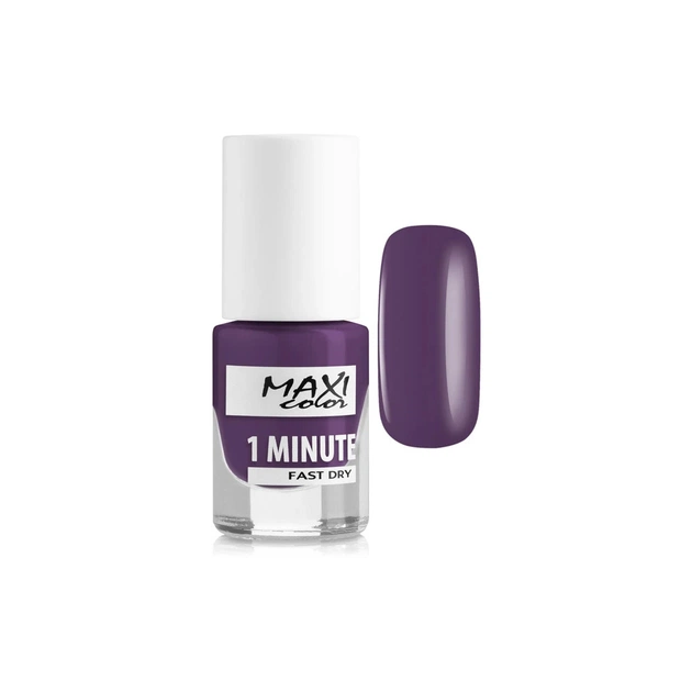 Лак для нігтів Maxi Color 1 Minute Fast Dry 030 (4823082004393) - зображення 1