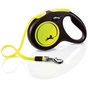 Повідець для собак Flexi New Neon стрічка S 5 м/ 15 кг жовтий (4000498023518) - зменшене зображення 1
