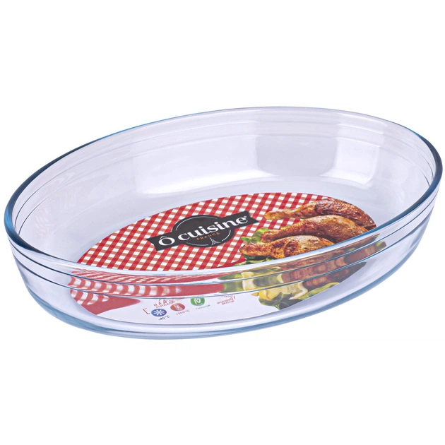Форма для випікання O Cuisine овальна 30 х 21 х 6 см 2л sticker (345BN00/B044) - зображення 1