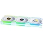 Кулер для корпуса Lian Li UNI Fan SL WIRELESS LCD 120-3, White (G99.12SLLCD1W3W.00) - уменьшенное изображение 2