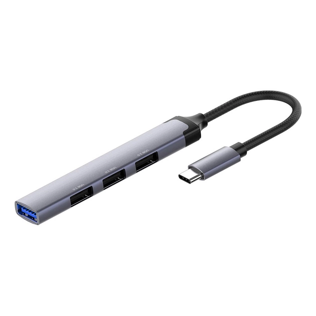Концентратор ColorWay USB-C 4-в-1 USB2.0х3/USB3.0 (CW-HUB04) - picture 2