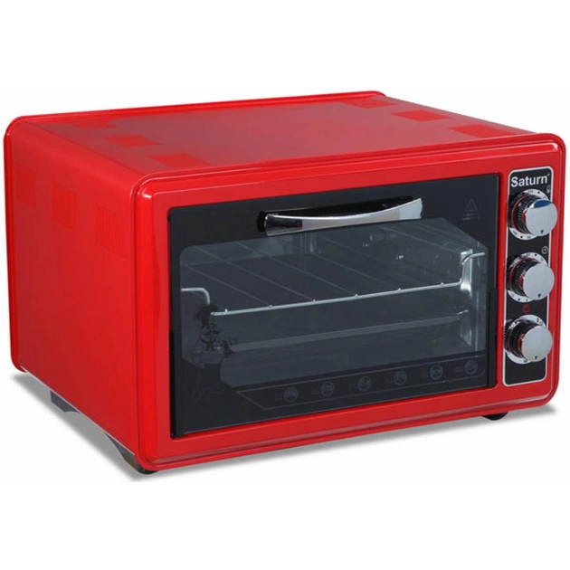 Електропіч Saturn ST-EC1076 Red - зображення 1