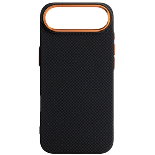 Чохол до мобільного телефона Armorstandart LikeCarbon2 SE MagCase Apple iPhone 17 Air Kevlar Black Orange (ARM89166) зображення 1