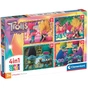 Пазл Clementoni 4 в 1 Trolls 3, 12,16,20 та 24 елементи (21527) - зменшене зображення 1