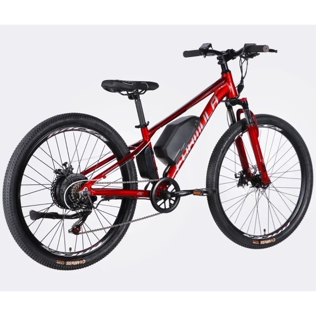 Електровелосипед Formula 26" eMOTION DD FR рама-13" 36B 10А*г 500Вт 2026 червоно-сріблястий (ELB-FR-26-153) - picture 3
