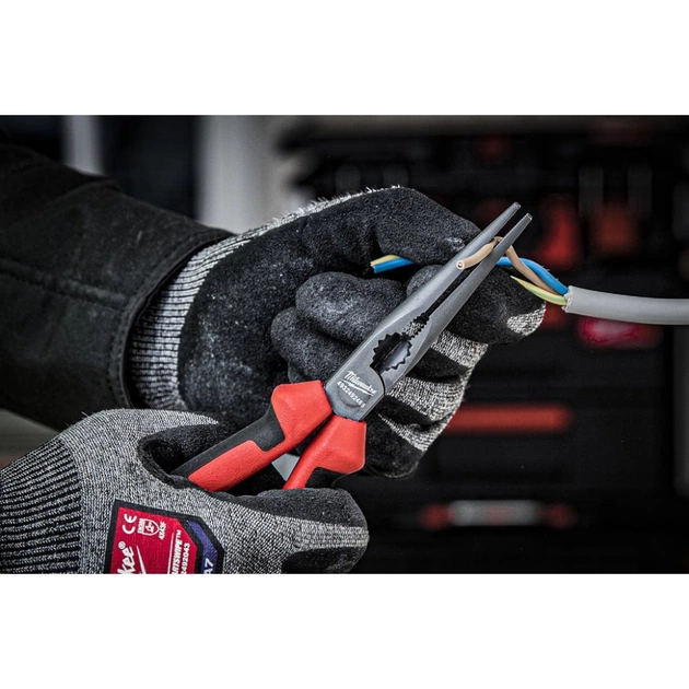 Плоскогубці Milwaukee з довгими губками 205 мм (4932492465) - picture 3