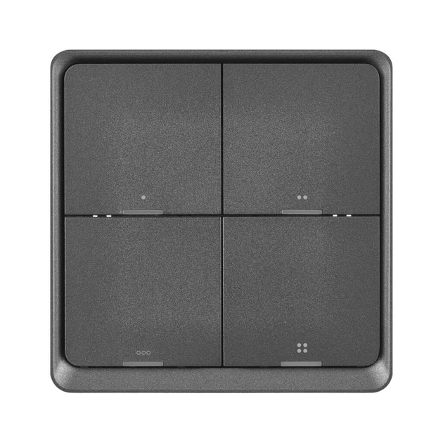 Розумний вимикач EMOS H5016 4 buttons ZigBee 3.0 Black (H5016) - picture 4