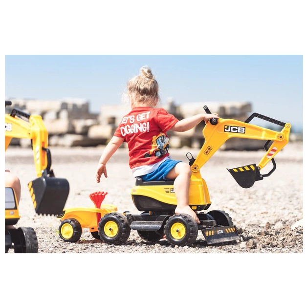 Чудомобіль Falk JCB екскаватор Жовтий (135A) - picture 7