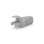 Ковпачок конектора RJ-45 Gray Cat.5/Cat.6 (100 шт/уп.) Merlion (CPRJ45ML-GY-CAT5/6) - зменшене зображення 1