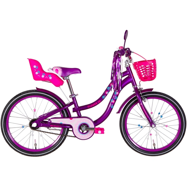 Велосипед Formula 20" Flower Premium рама-10" 2022 Violet (OPS-FRK-20-174) - изображение 1