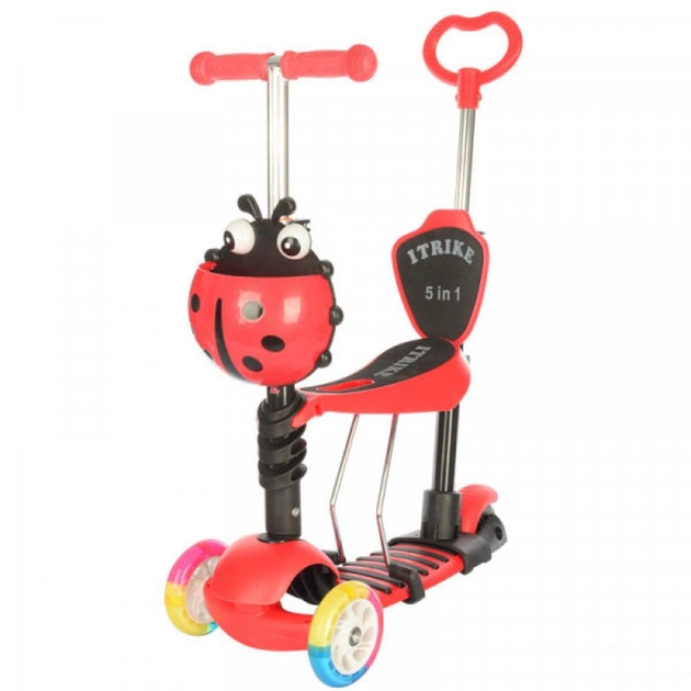 Самокат iTrike Maxi 5 в 1 Червоний (JR 3-026-C red) - изображение 1