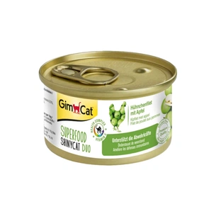 Консерви для котів GimCat Shiny Cat SUPERFOOD курка та яблуко 70 г (4002064414515) зображення 1