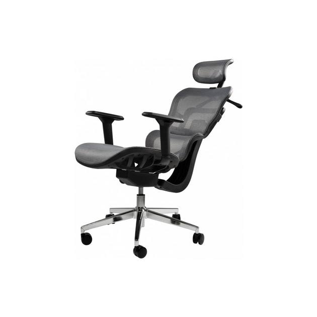 Офісне крісло GT Racer B-517M Gray - зображення 4