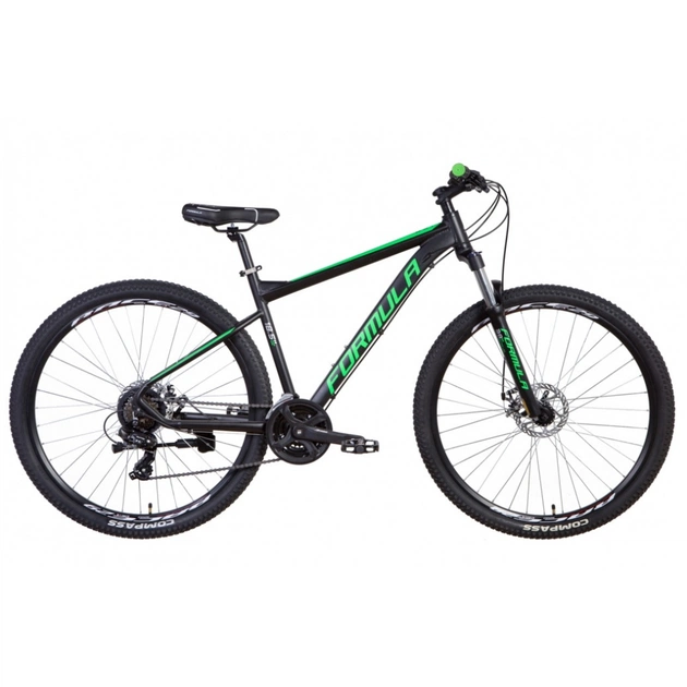 Велосипед Formula 27,5" F-1 DD рама-19" 2021 Black/Green (OPS-FR-27.5-092) - зображення 1