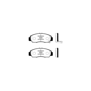 Гальмівні колодки HI-Q SP2012 зображення 1