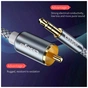 Кабель мультимедійний 3.5mm M to 2xRCA M 2.0m Essager (EYPZJ-MYA0H) - зменшене зображення 7