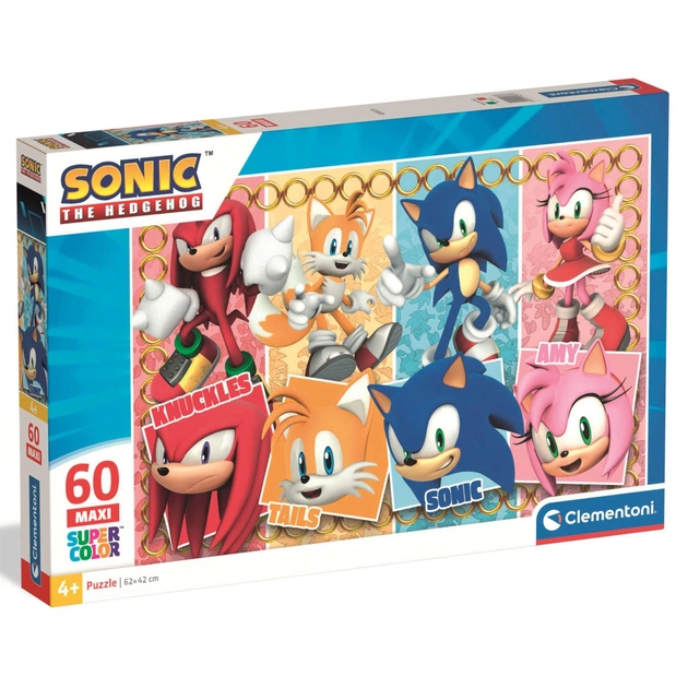 Пазл Clementoni Maxi Sonic 60 елементів (26073) - зображення 1