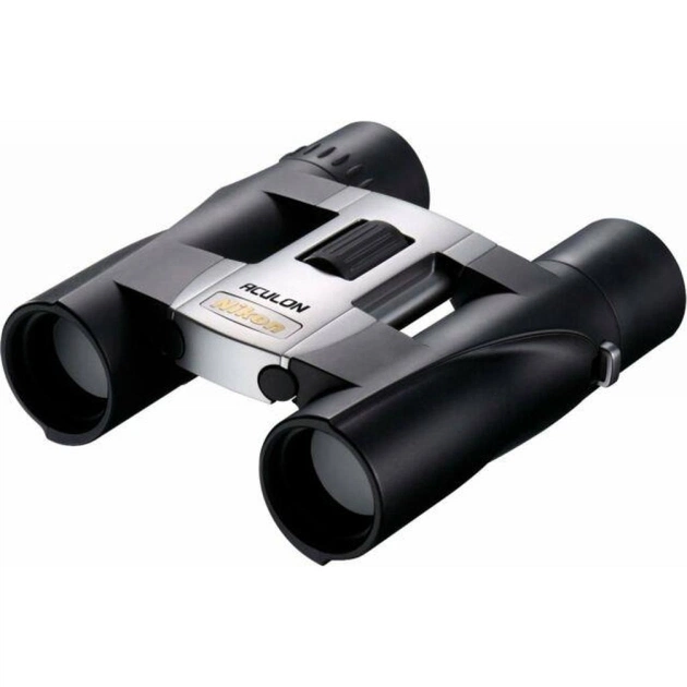 Бінокль Nikon Aculon A30 10X25 Silver (BAA808SB) - зображення 1