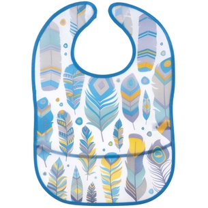 Слинявчик Canpol babies Wild Nature пластмасовий з кишенькою Бірюзовий (9/234_tur) зображення 1