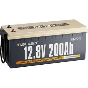 Батарея LiFePo4 Power Queen 12.8V 200Ah BMS 150A (P12V200-100-BASIC-8-A160) изображение 1