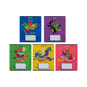 Зошит Kite Hot Wheels 18 аркушів, клітинка (HW24-236) зображення 1