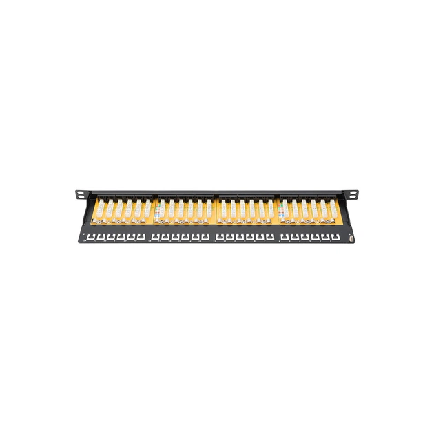 Патч-панель 19 " 0.5U, 24xRJ45, cat 6 UTP в зборі Digitus (DN-91624U-SL-SH) - picture 2