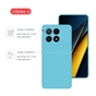 Чехол для мобильного телефона Intaleo Silicone Poco X6 Pro Light Blue (1283126600470) - уменьшенное изображение 3