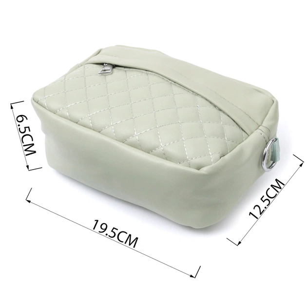 Сумка Vintage Женская кросс-боди с монетницей из экокожи Фисташковая (22797) - изображение 3