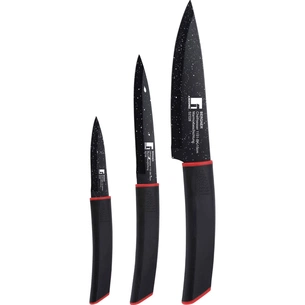 Набір ножів Bergner Keops Marble із покриттям (BG-1151-BK) зображення 1