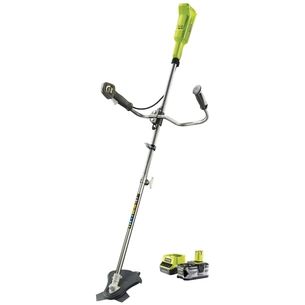Тример садовий Ryobi ONE+ RBC18X20B4F, акумуляторний, 18В, АКБ 1х4Ач, диск/ліска. (5133003713) зображення 1