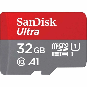 Карта пам'яті SanDisk 32GB microSDHC class 10 UHS-I U1 A1 (SDSQUAR-032G-GN6MN) зображення 1