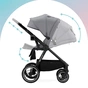 Коляска Kinderkraft 2 в 1 Nea Ash Pink (KSNEA000PNK2000) (5902533919840) - уменьшенное изображение 7