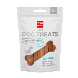 Ласощі для собак WAUDOG Treats Стоматологічна паличка зі смаком тріски 100 г (4455) зображення 1