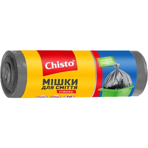 Пакети для сміття Chisto Strong 160 л 10 шт. (4823098407881) зображення 1