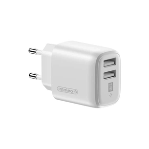 Зарядний пристрій Intaleo 12W Fast Charge 2USB 2.4A white (1283126578281) зображення 1