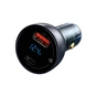 Зарядний пристрій Baseus Particular Digital Display QC+PPS Car Charger 65W Cable(Type-C toType-C100W 1m) USB-A/Type-C Dar (TZCCKX-0G) - зменшене зображення 3